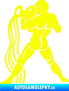 Samolepka Vodnář 004 levá Fluorescentní žlutá