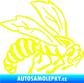 Samolepka Vosa 003 pravá Fluorescentní žlutá