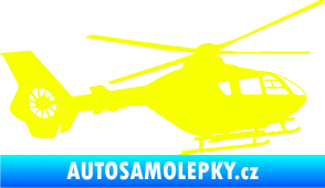 Samolepka Vrtulník 006 pravá Fluorescentní žlutá