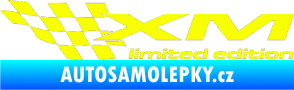 Samolepka Xm limited edition levá Fluorescentní žlutá