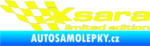 Samolepka Xsara limited edition levá Fluorescentní žlutá