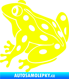 Samolepka Žába 006 levá Fluorescentní žlutá