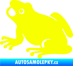 Samolepka Žába 007 levá Fluorescentní žlutá