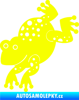 Samolepka Žába 009 levá Fluorescentní žlutá