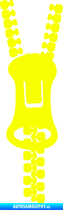 Samolepka Zip 001 levá Fluorescentní žlutá