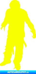 Samolepka Zombie 001 levá Fluorescentní žlutá