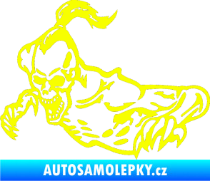 Samolepka Zombík levá Fluorescentní žlutá