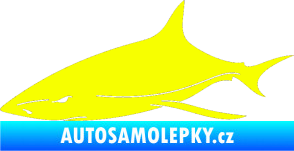 Samolepka Žralok 008 levá Fluorescentní žlutá