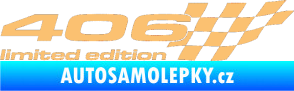 Samolepka 406 limited edition pravá béžová