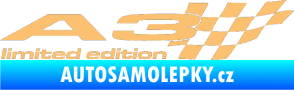 Samolepka A3 limited edition pravá béžová