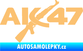 Samolepka AK 47 béžová