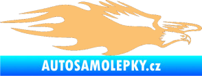 Samolepka Animal flames 030 pravá orel béžová
