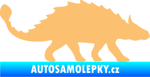 Samolepka Ankylosaurus 001 pravá béžová