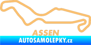 Samolepka Okruh Assen béžová