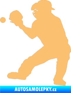 Samolepka Baseball 007 levá béžová