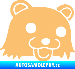 Samolepka Bear pravá béžová