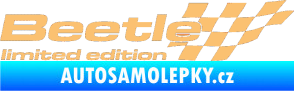 Samolepka Beetle limited edition pravá béžová