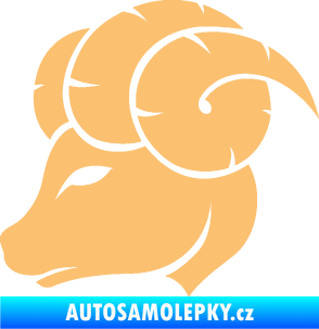 Samolepka Beran zvěrokruh 002 levá béžová