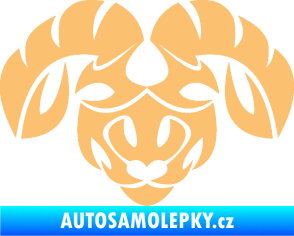 Samolepka Beran zvěrokruh 003  béžová