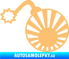 Samolepka Bomba 006 JDM levá béžová