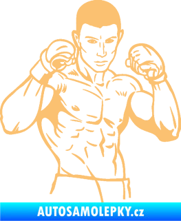 Samolepka Boxer 003 pravá béžová