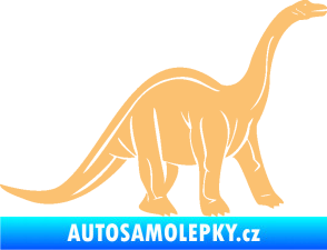Samolepka Brachiosaurus 003 pravá béžová