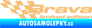 Samolepka Brava limited edition levá béžová