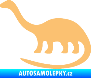 Samolepka Brontosaurus 001 levá béžová