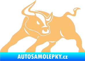 Samolepka Býk 003 levá béžová