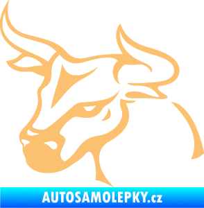 Samolepka Býk 005 levá béžová