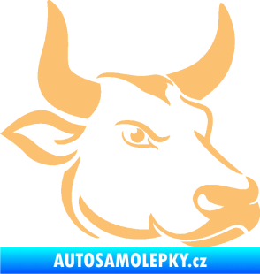 Samolepka Býk 009 pravá béžová