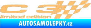 Samolepka C3 limited edition pravá béžová