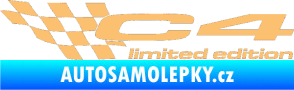 Samolepka C4 limited edition levá béžová