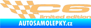 Samolepka C6 limited edition levá béžová