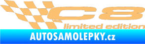 Samolepka C8 limited edition levá béžová