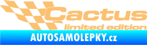 Samolepka Cactus limited edition levá béžová