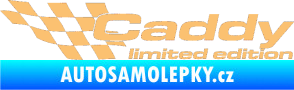 Samolepka Caddy limited edition levá béžová