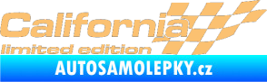 Samolepka California limited edition pravá béžová