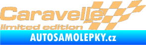 Samolepka Caravelle limited edition pravá béžová