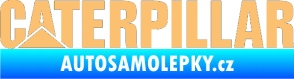 Samolepka Caterpillar - jedna barva béžová