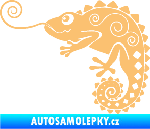 Samolepka Chameleon 004 levá béžová