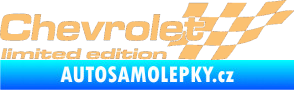 Samolepka Chevrolet limited edition pravá béžová