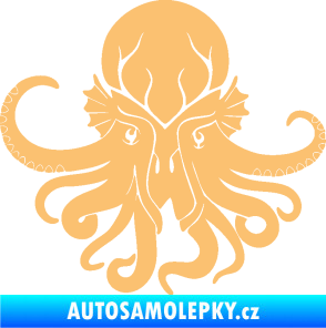 Samolepka Chobotnice 002 levá béžová