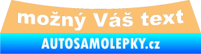 Samolepka Citroen Xm - combi - přední béžová