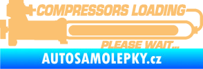 Samolepka Compressors loading pravá béžová