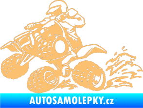 Samolepka Čtyřkolka 003 levá béžová