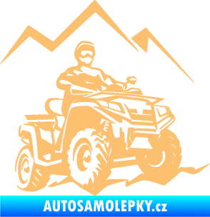 Samolepka Čtyřkolka 007 pravá béžová