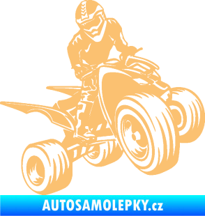 Samolepka Čtyřkolka 008 pravá béžová
