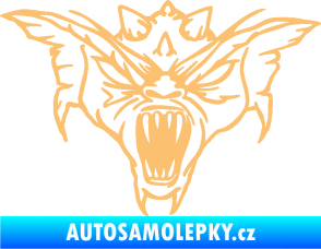 Samolepka Ďábel 003 pravá béžová