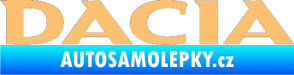 Samolepka Dacia 001 béžová